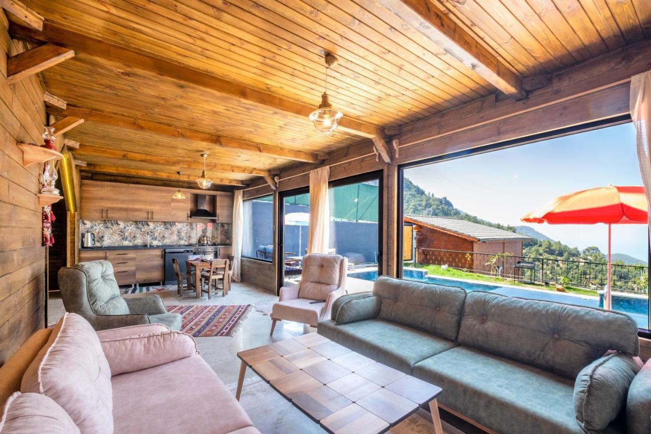 פאטהיה Villa Vazgecilmezim Deniz Manzarali ,Sessiz,Sakin מראה חיצוני תמונה