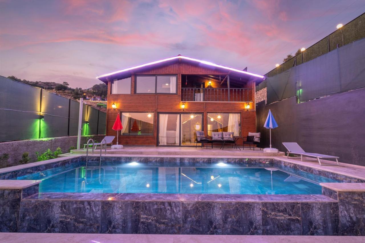 פאטהיה Villa Vazgecilmezim Deniz Manzarali ,Sessiz,Sakin מראה חיצוני תמונה