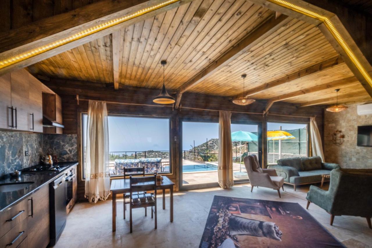 פאטהיה Villa Vazgecilmezim Deniz Manzarali ,Sessiz,Sakin מראה חיצוני תמונה